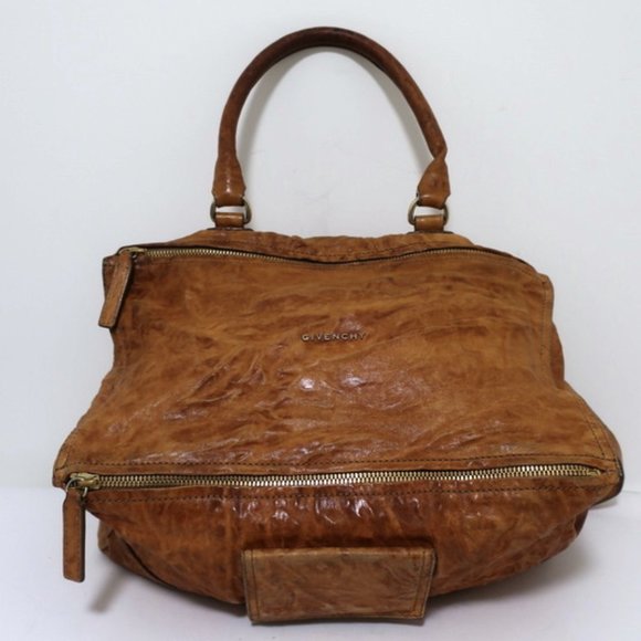 Givenchy Large Pepe Pandora Shoulder Bag Brown - Picture 4 of 12